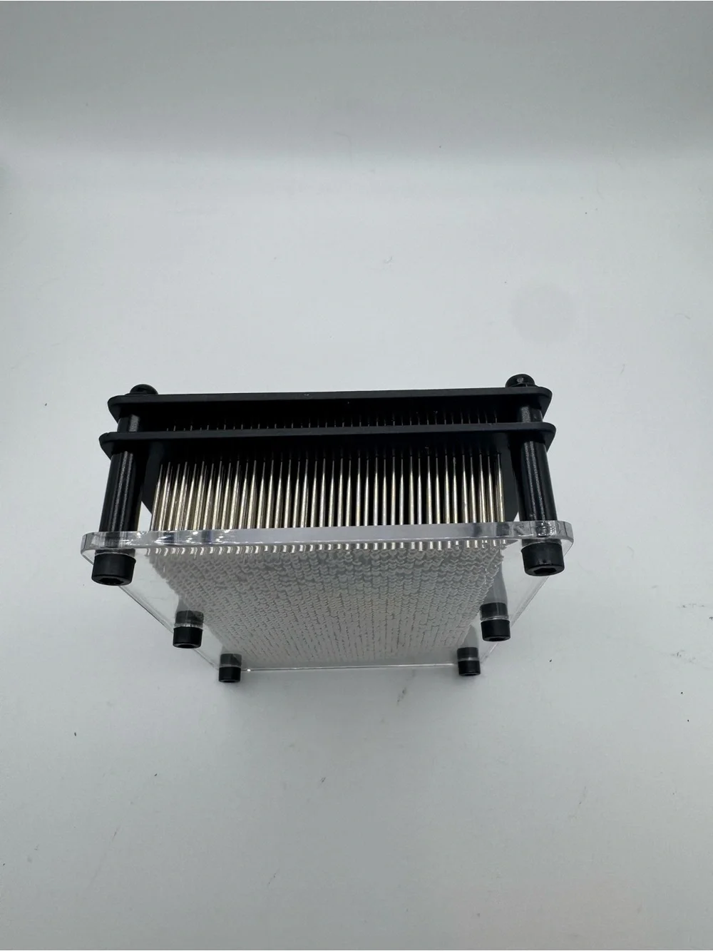 Classic Pin Art Toy - Black & Silver Desk Impression Board